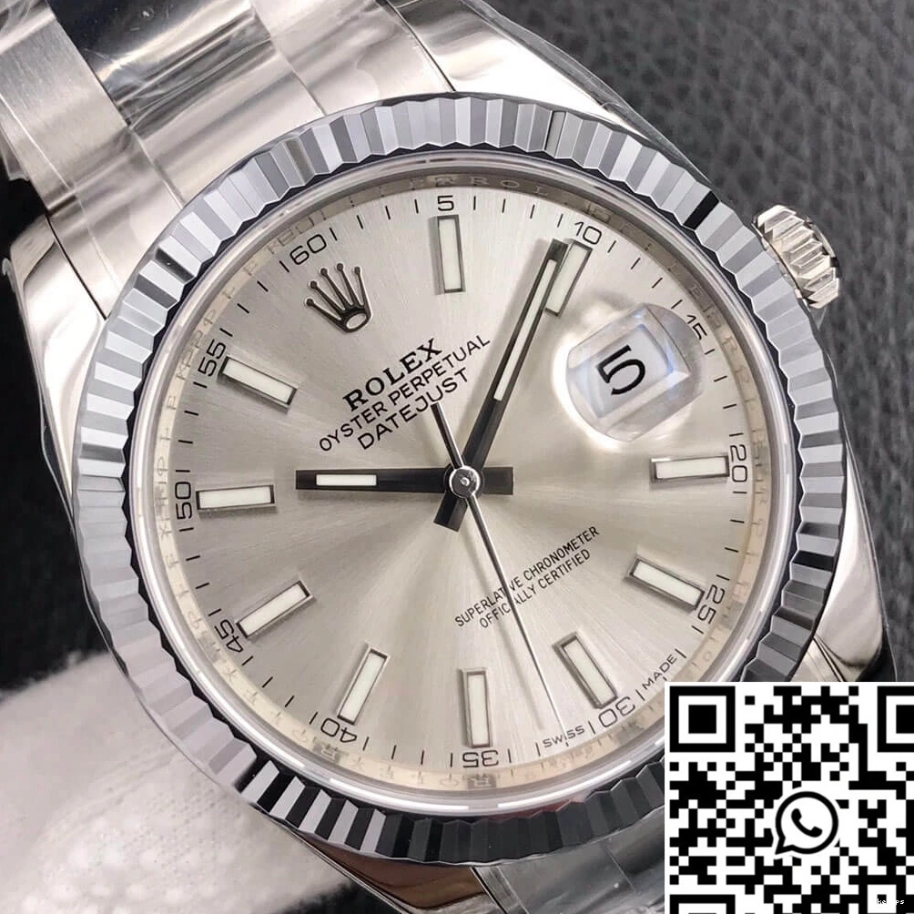 M126334-0003 Rolex Dial Silver Datejust Factory VS 0423